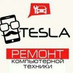 Логотип сервисного центра TeSla